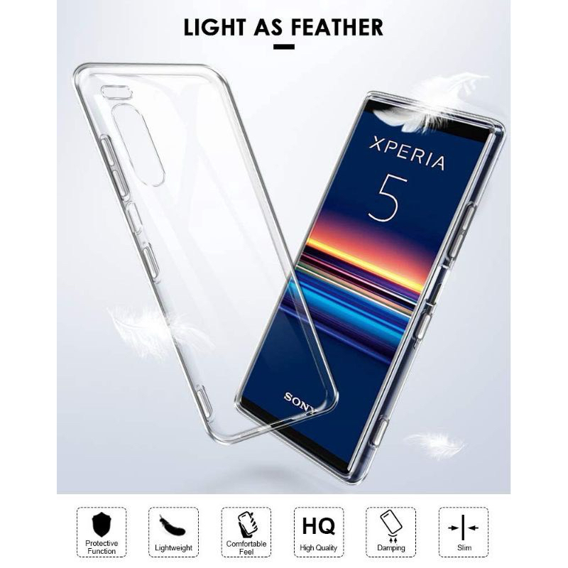 Ốp lưng sony xperia 5/xperia 5 II/Xperia 5 III/Xperia 1 II/XPERIA 1 III Xperia 10 iii trong suốt