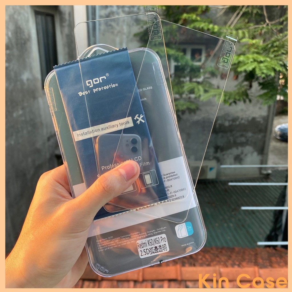 Cường lực GOR Xiaomi Redmi K60 / K60Pro / K60E /K60 Ultra/ K70 / K50 Ultra / K50 / K40 /K40 Gaming / K30 /K20 Trong suốt