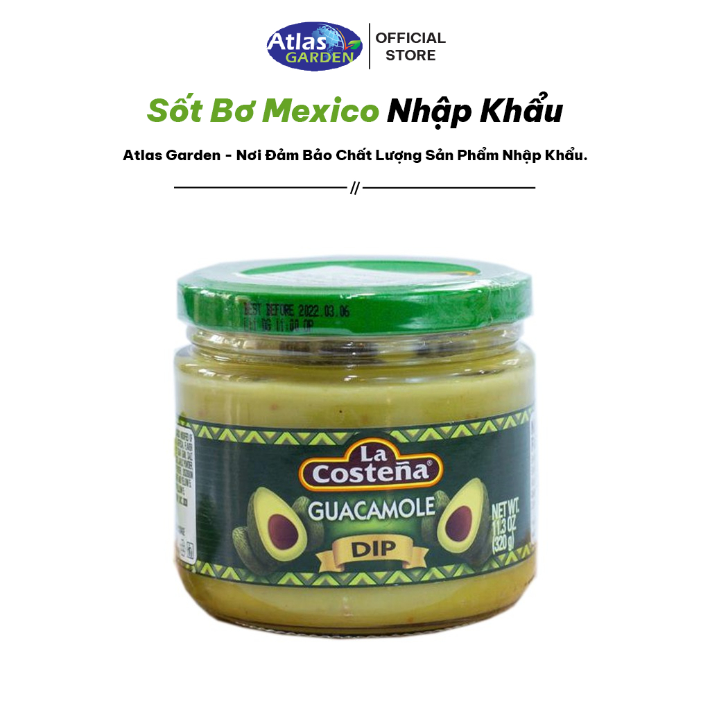 Sốt bơ Mexico - La Costena Dip Guacamole 320g
