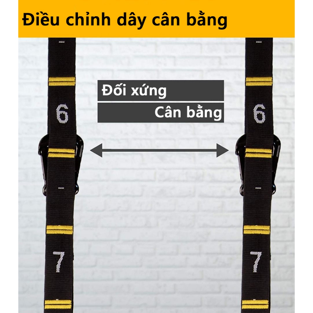 Vòng Treo Xà Bảo Hành 12 Tháng Vòng Tập Gym Calisthenics Dây Có Vạch Đo Khóa Cài Chắc Chắn  Cleacco VTX Boro Sport