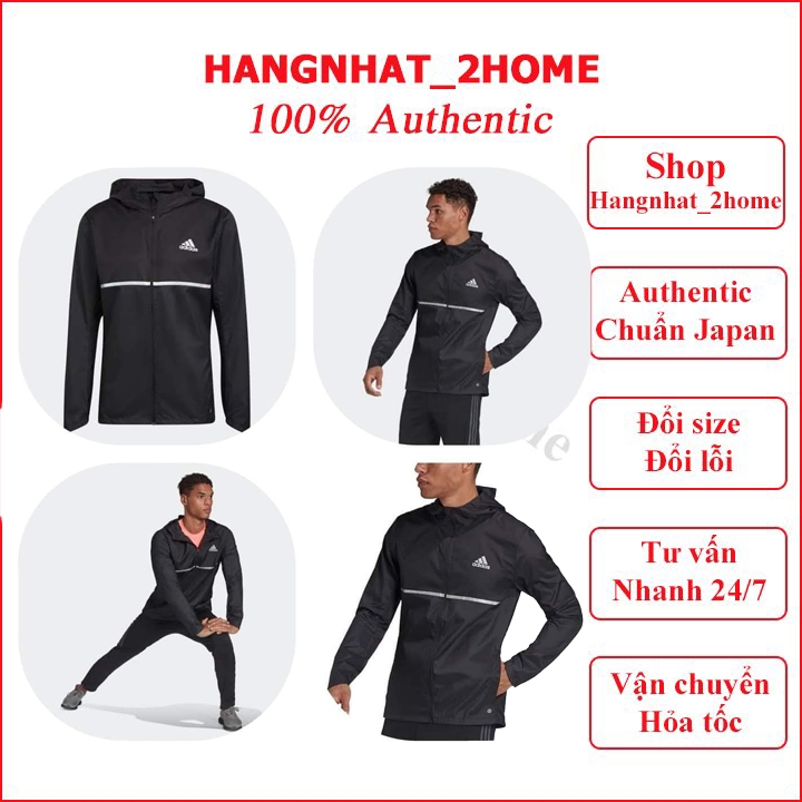 Áo Khoác Gió Chạy Bộ Nam Adi/das Own The Run H58592 Hàng Authentic Nội Địa Nhật