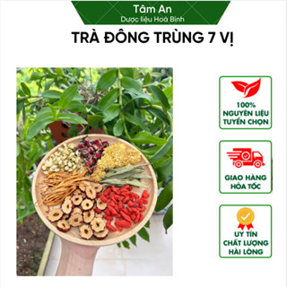 [GIÁ DÙNG THỬ] Trà Đông Trùng Hạ Thảo 7 Vị Tăng Cường Miễn Dịch Giảm Stress, Suy Nhược Cơ Thể, Đẹp Da, Giảm Mụn
