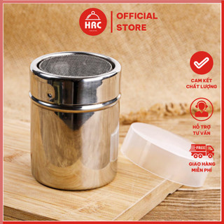Lọ rắc bột cacao bột matcha, hũ rắc muối inox