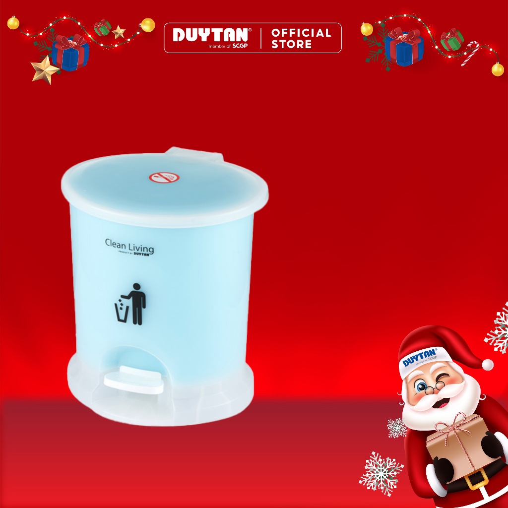 Thùng rác đạp Duy Tân thiết kế Oval size lớn