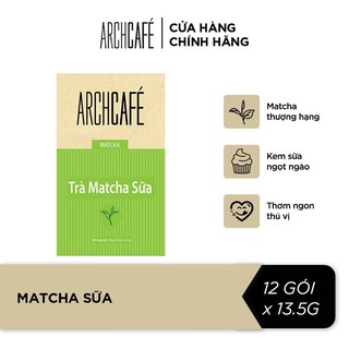 Matcha Sữa Hoà Tan Archcafe (12 gói x 13.5 g)