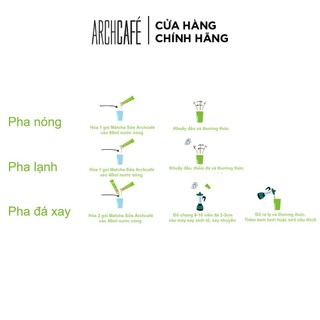 Matcha Sữa Hoà Tan Archcafe (12 gói x 13.5 g)
