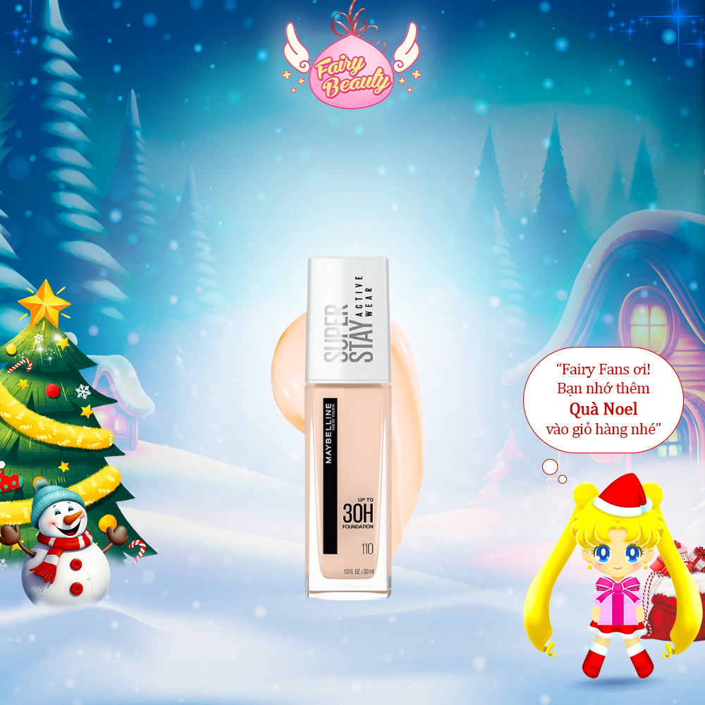 Kem Nền Siêu Kiềm Dầu Lâu Trôi Mềm Mịn 24H Super Stay Full Coverage Foundation 30ml