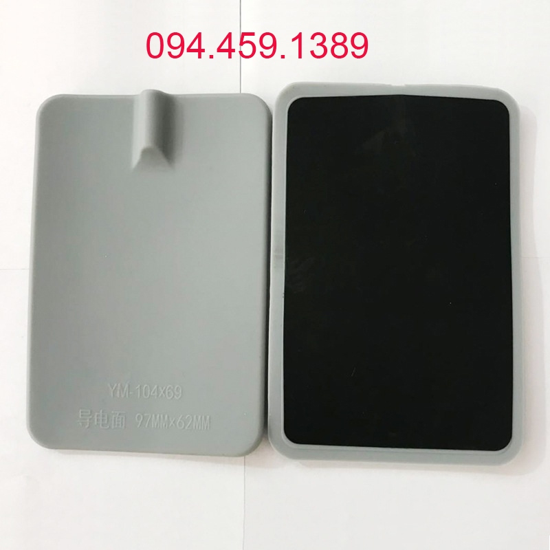 Sét 2 tấm điện cực 1 lỗ 7*11cm dùng cho máy điện xung,máy điện sinh học