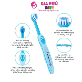 Bàn chải đánh răng Babycoccole cho bé từ 1 - 3 tuổi hàng chính hãng