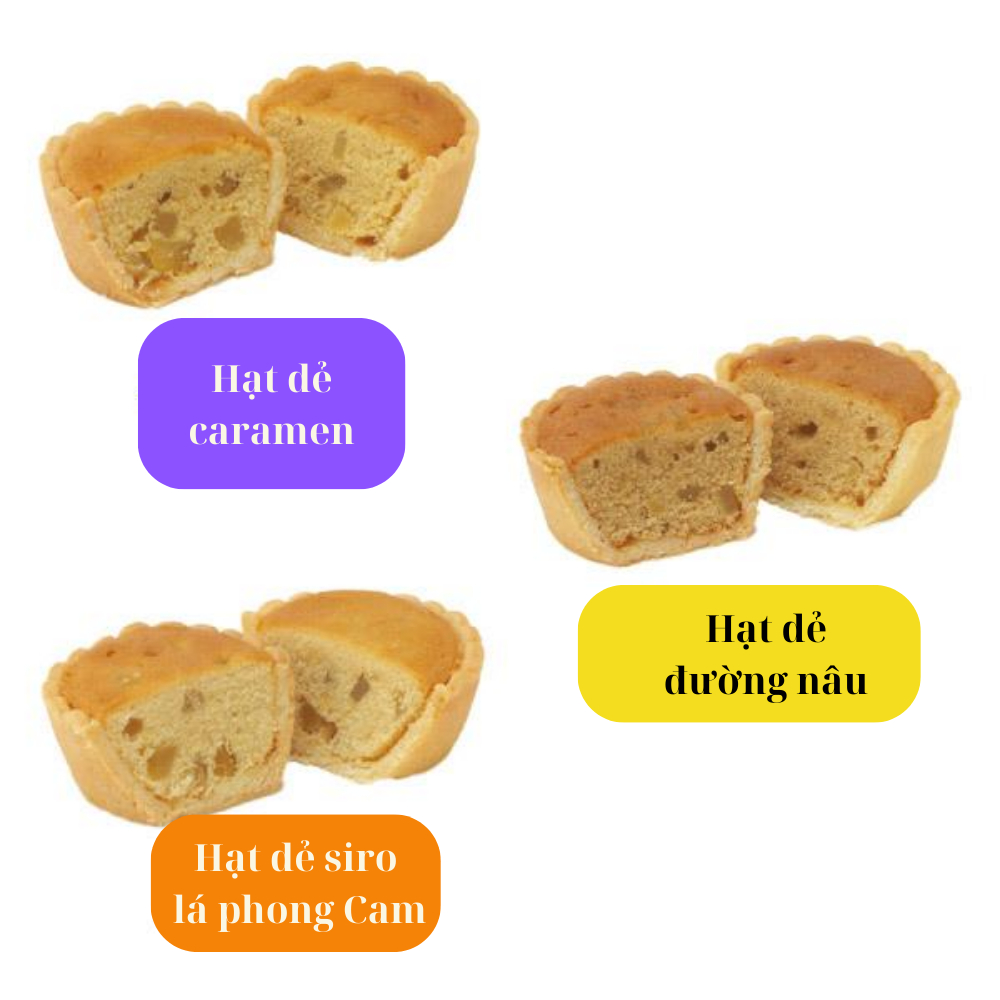 TẾT 2024 Bánh Tart Hạt dẻ vị đường nâu, siro lá phong, caramel Sweet Marron Hộp 10 Cái