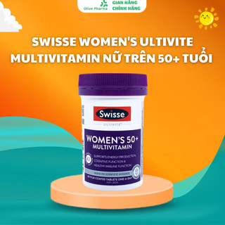 Swisse Women's Ultivite Multivitamin Nữ Trên 50+ Tuổi 60 Viên