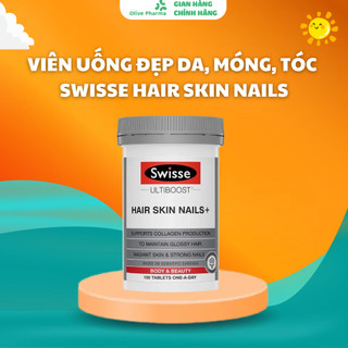 Viên uống đẹp da, móng, tóc Swisse Hair Skin Nails