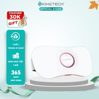 Máy Massage KINGTECH KS-220, Đai Chườm Nguyệt San Kết Hợp Rung Cao Tần, Làm Ấm - Bảo Hành 12 Tháng