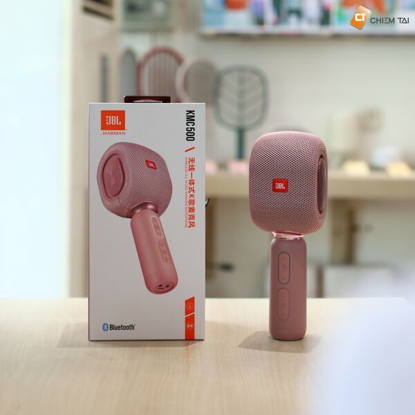 Micro karaoke kèm loa Bluetooth JBL KMC 500 chính hãng