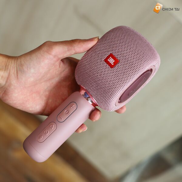 Micro karaoke kèm loa Bluetooth JBL KMC 500 chính hãng