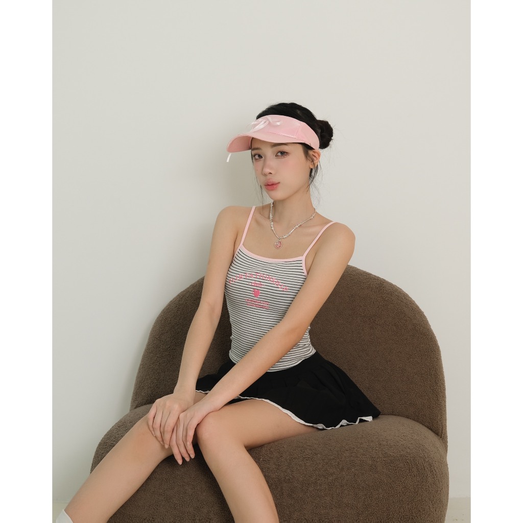 Áo croptop thun 2 dây MONÁ - FLIRTY