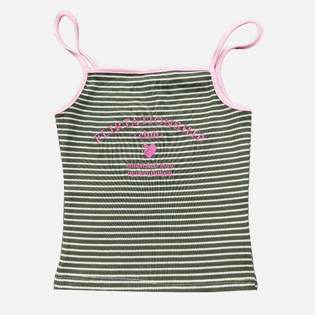 Áo croptop thun 2 dây MONÁ - FLIRTY