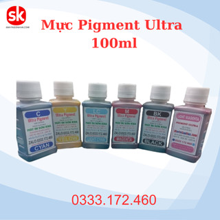 Mực ultra pigment 100ml dành cho máy in phun màu epson