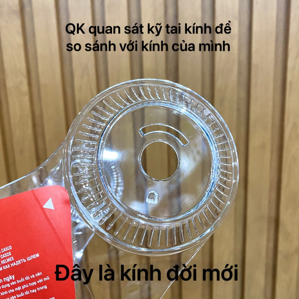 Kính mũ bảo hiểm SUNDA 621 , kính thay thế