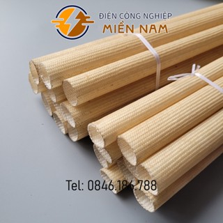 Ống Gen cách điện sợi thuỷ tinh, Ông gen chịu nhiệt amiang thuỷ tinh kích thước Φ14- Φ35mm hàng loại xịn (Giá 1 sợi)