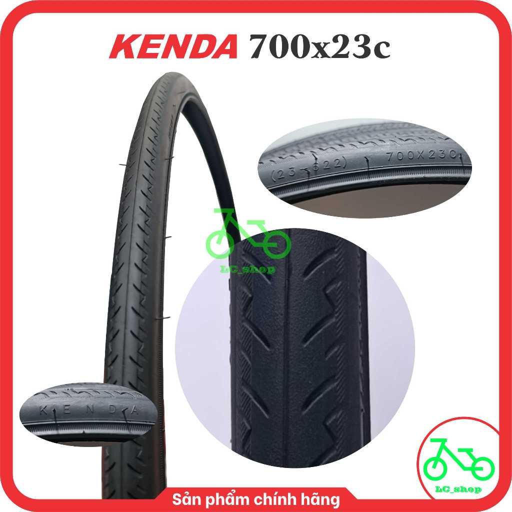 Vỏ Xe Đạp Địa Hình KENDA 700X23C, Lốp Xe Đạp Địa Hình KENDA  700X23C, Săm Vỏ Ruột Lốp Xe Đạp  700X23C