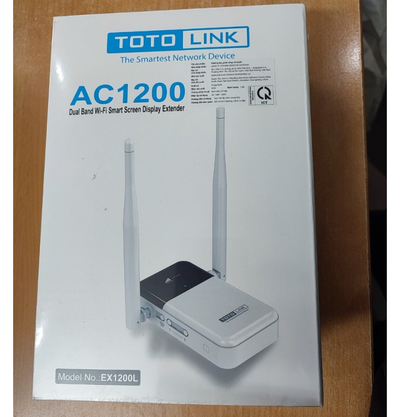 Kích sóng Wi-Fi EX1200L, EX1200T Totolink Băng Tần Kép AC1200 - Hàng Chính hãng