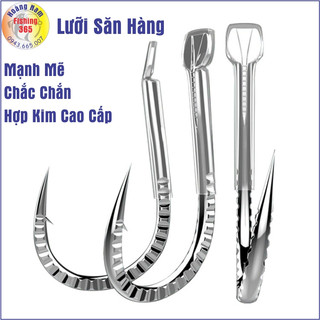 Lưỡi câu cá săn hàng Silver Hook. Lưỡi câu cá có ngạnh siêu bén cao cấp chuyên câu cá lớn