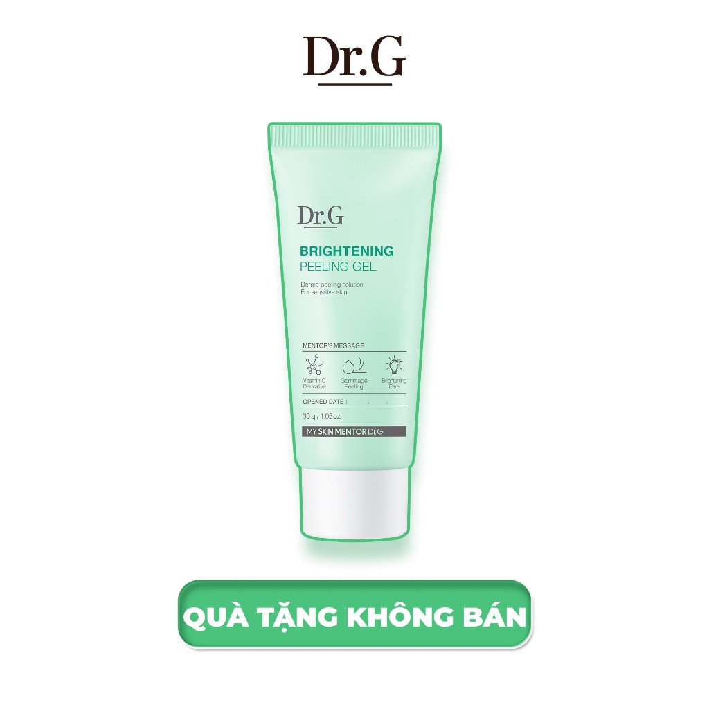 Qùa tặng không bán Dr.G Tẩy da chết hỗ trợ dưỡng sáng da Brightening Peeling Gel 30g