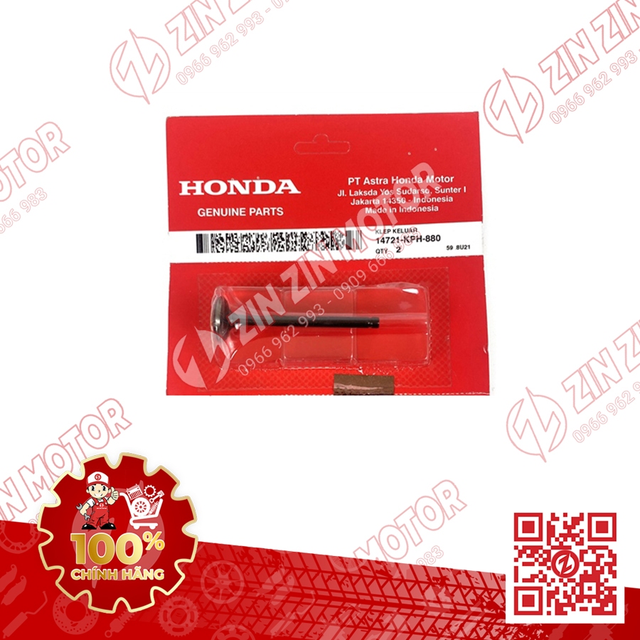 Xupap xả Supra X 125 FI Future Wave 125i 14721KPH880 chính hãng Honda Indonesia