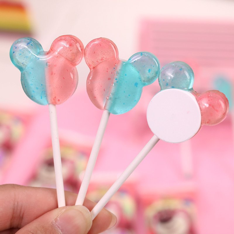 Combo 300g Kẹo mút trái cây Gấu dâu Lotso Món quà tặng trẻ vô cùng đáng yêu