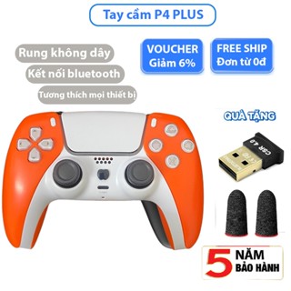Tay cầm p4, Tay cầm fifa online 4 không dây, Tương thích mọi thiết bị Pc/ Laptop/ Điện thoại