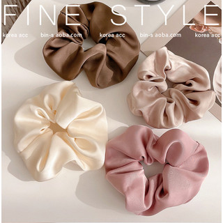 SET 3 Dây buộc tóc scrunchies lụa xinh xắn - Chất liệu lụa mềm mại