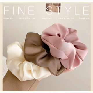 SET 3 Dây buộc tóc scrunchies lụa xinh xắn - Chất liệu lụa mềm mại