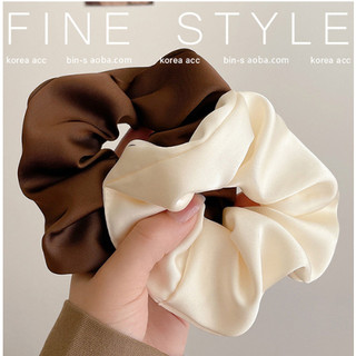 SET 3 Dây buộc tóc scrunchies lụa xinh xắn - Chất liệu lụa mềm mại