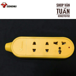 Ổ cắm Gongniu 3 ổ cắm đẹp Công suất lớn 4000w