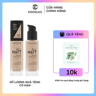 Kem Nền Catrice All Matt Shine Control Make-up 18h 30ml
