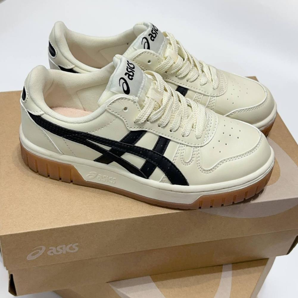 Giày thể thao Asics Court MZ đế nâu , Giày thể thao nam nữ Asics , Đế cao su tăng chiều cao full box bill