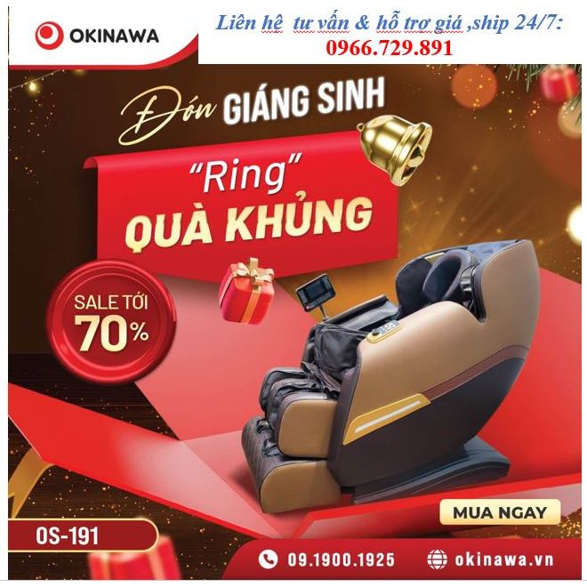 Ghế Massage Toàn Thân Nhật Bản Okinawa OS 191