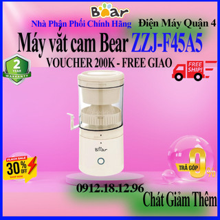 Máy vắt cam, ép trái cây tự đông bear zzj-f45a5