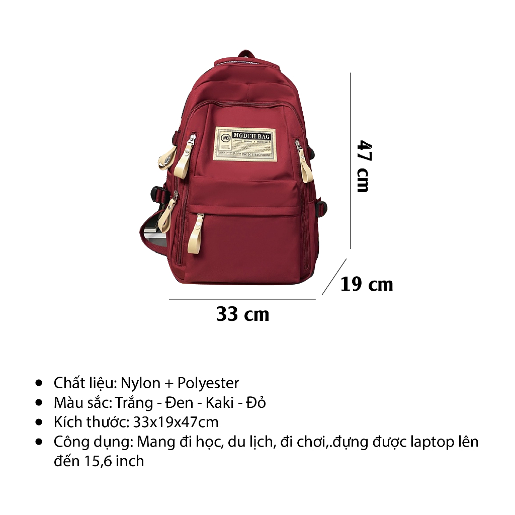 Balo Đi Học Balo boy Phố Đi Học Thời Trang Kiểu Dáng Đơn Giản Phong Cách Retro BZ008