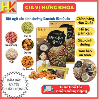 Bột ngũ cốc dinh dưỡng damtuh hàn quốc hộp 50 gói, ngũ cốc hàn quốc giảm cân, tốt cho sức khoẻ