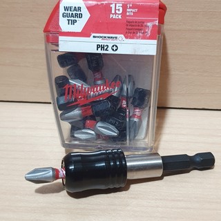 Đầu nối dài,gài nhanh Parkside 65mm gài nhanh,kèm mũi vít Milwaukee ph2