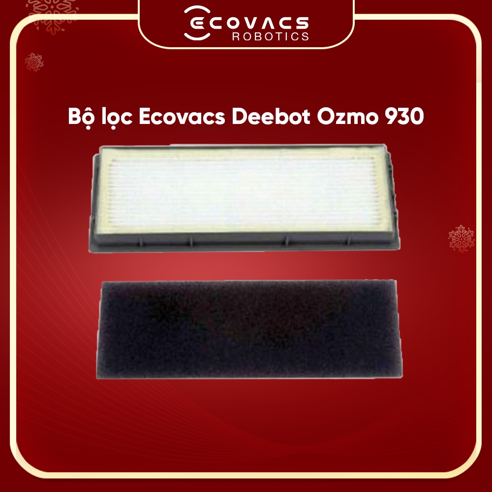 Lọc Ecovacs Deebot OZMO 930 (có kèm miếng mút đen) - Hàng Chính Hãng