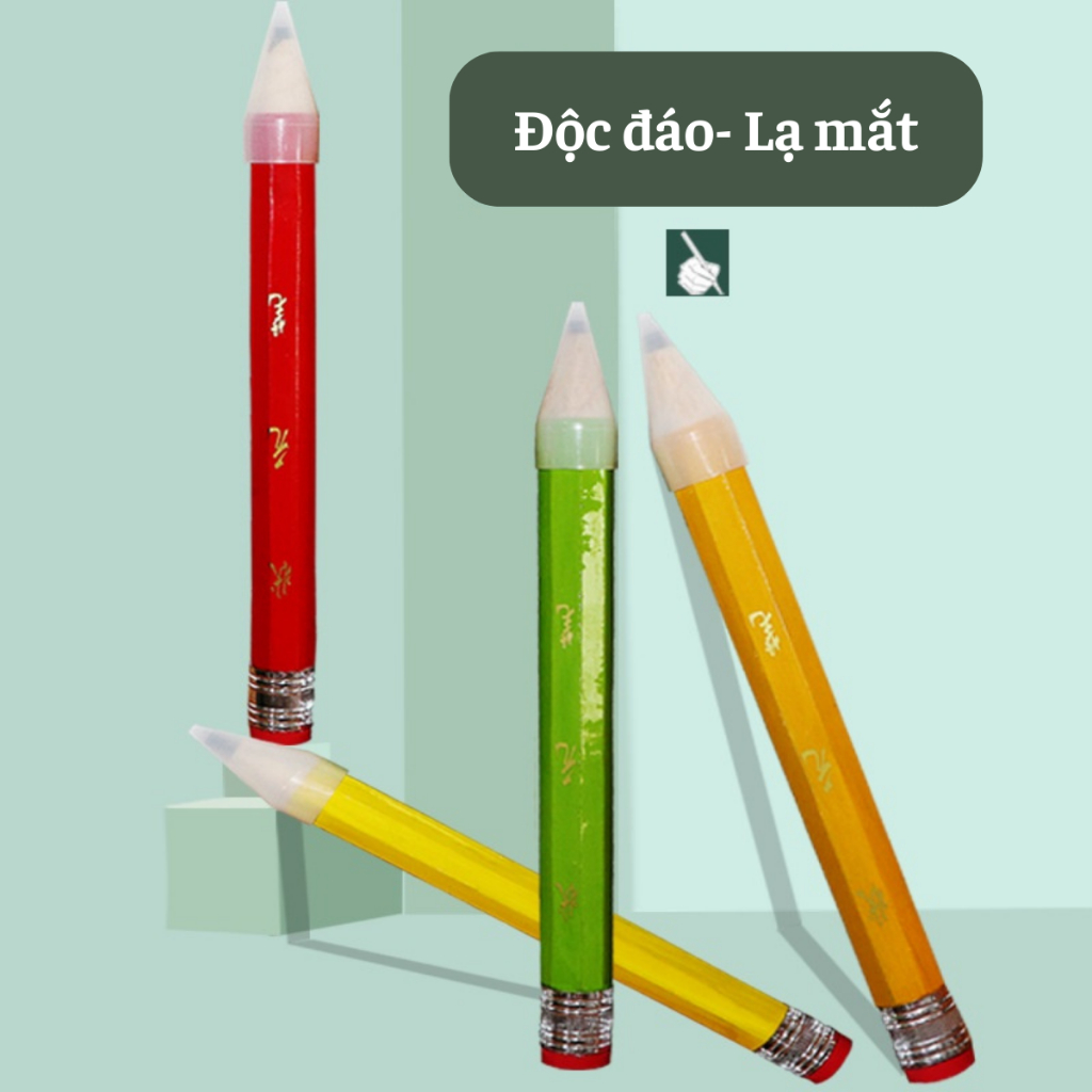 Bút chì gỗ SIÊU TO KHỔNG LỒ sáng tạo đáng yêu