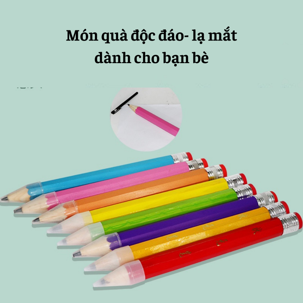 Bút chì gỗ SIÊU TO KHỔNG LỒ sáng tạo đáng yêu