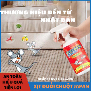 🐁🐁xịt xua đuổi chuột nezumi japan. vô hại, không mùi sử dụng nhiều không gian như gia đình, nhà xưởng, ô tô...500m/1lọ
