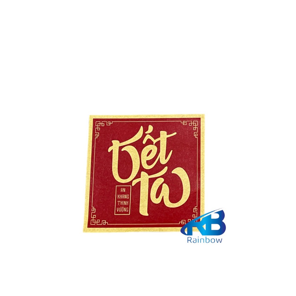 Combo 30 Tem Tết ta kraft, Tem Chúc Mừng Năm Mới.