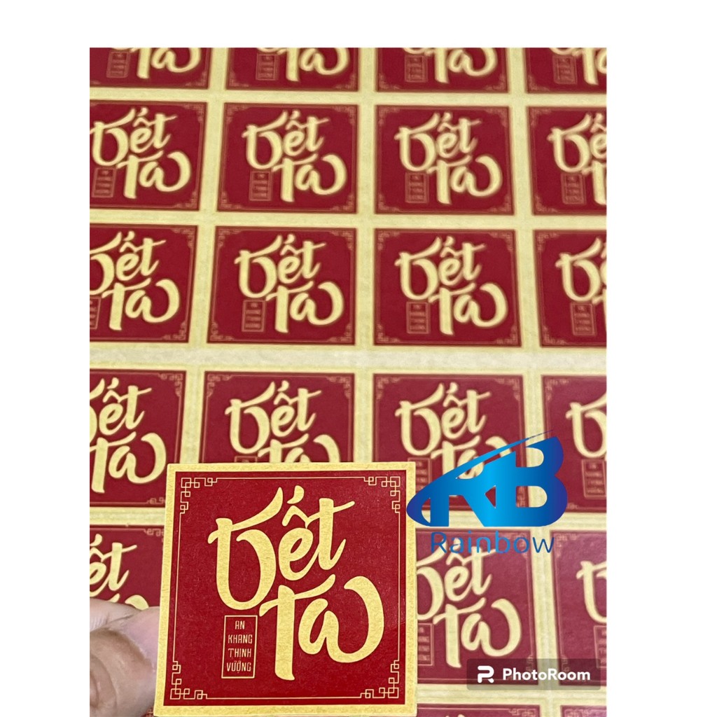 Combo 30 Tem Tết ta kraft, Tem Chúc Mừng Năm Mới.