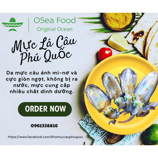 Mực lá nháy phú quốc size 6-8 con/kg