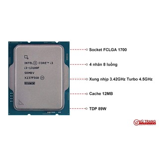 [Hỏa Tốc] Bộ vi xử lý - CPU Intel Core i3 13100f Tray